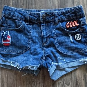 Mudd Girls Jean Shorts Size 14